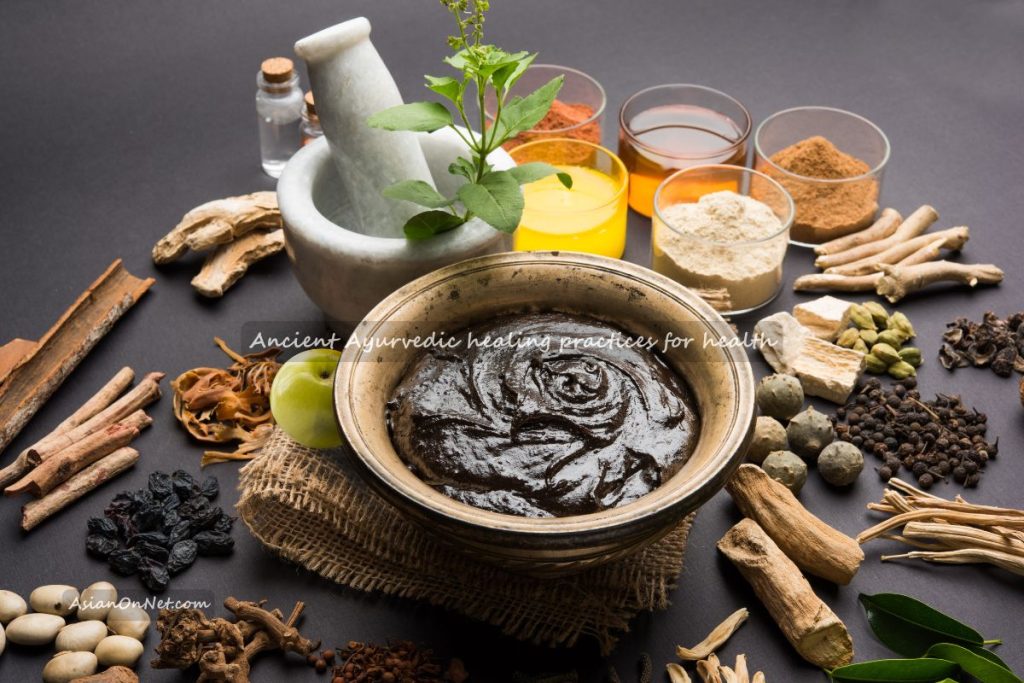 Ancient Ayurvedic healing practices for health