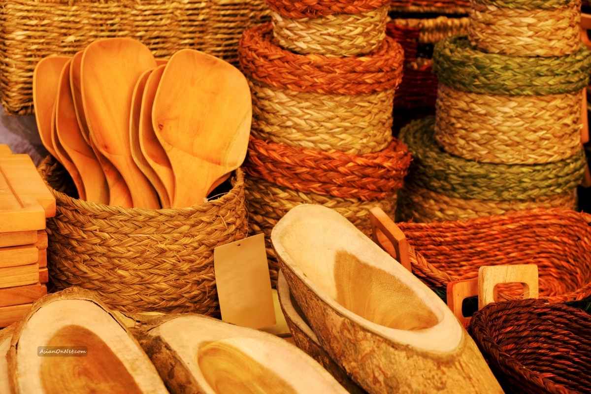 Products And Handicrafts In Asia